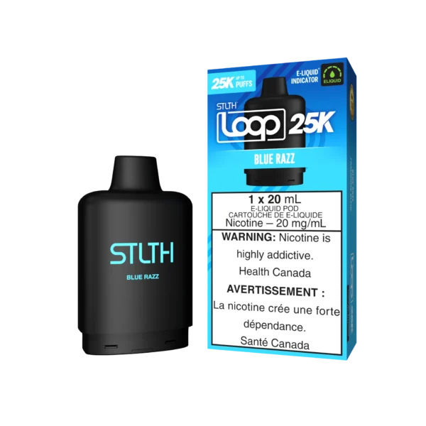 Stlth Loop 25K Pod Pack- Blue Razz