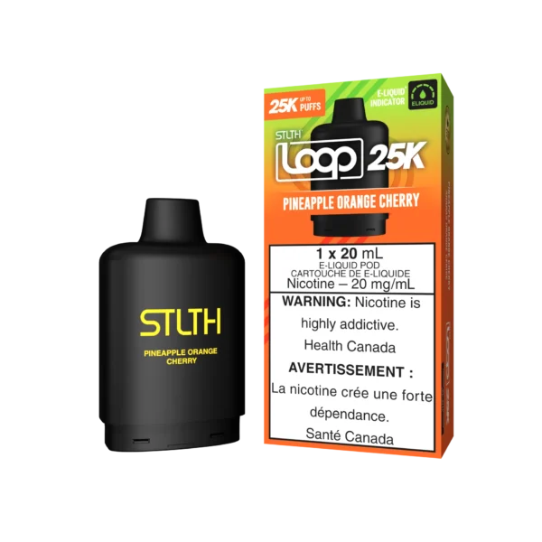 Stlth Loop 25K Pod Pack- Pineapple Orange Cherry