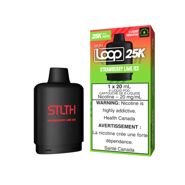 Stlth Loop 25K Pod Pack- Strawberry Lime Ice