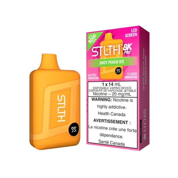 STLTH 8K PRO – Juicy Peach Ice