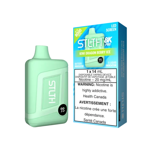 STLTH 8K PRO – Kiwi Dragon Berry Ice