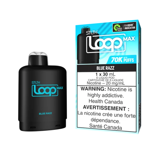 STLTH LOOP MAX Pod Pack – Blue Razz