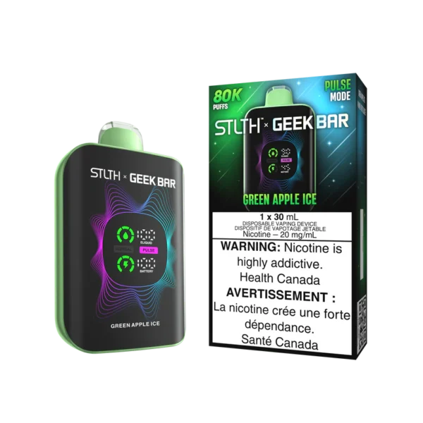 STLTH x GEEK BAR – Green Apple Ice