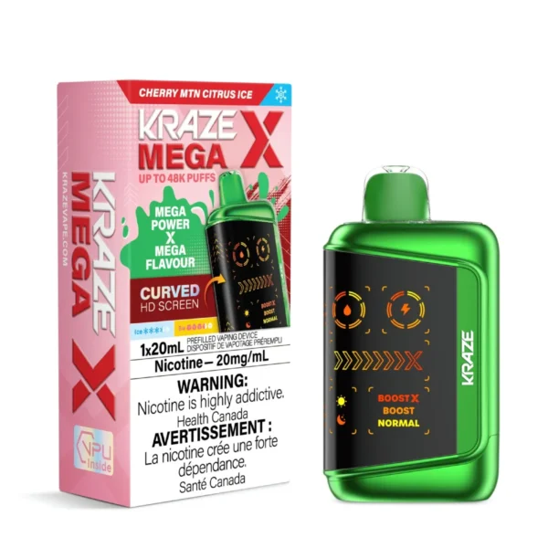 Kraze Mega X – Cherry MTN Citrus Ice