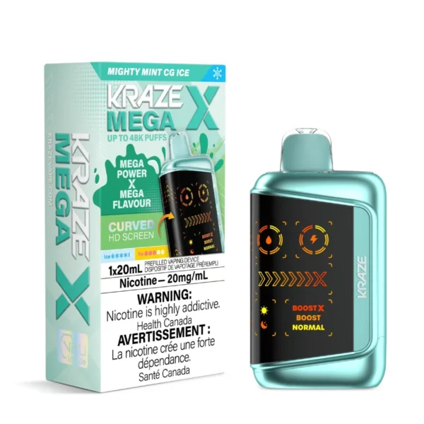 Kraze Mega X – Mighty Mint CG Ice